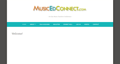 Desktop Screenshot of musicedconnect.com