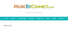 Tablet Screenshot of musicedconnect.com